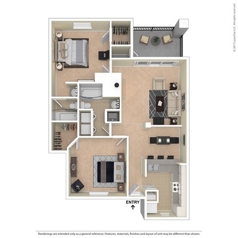 A floor plan of a house with a kitchen, living room, and bathroom.